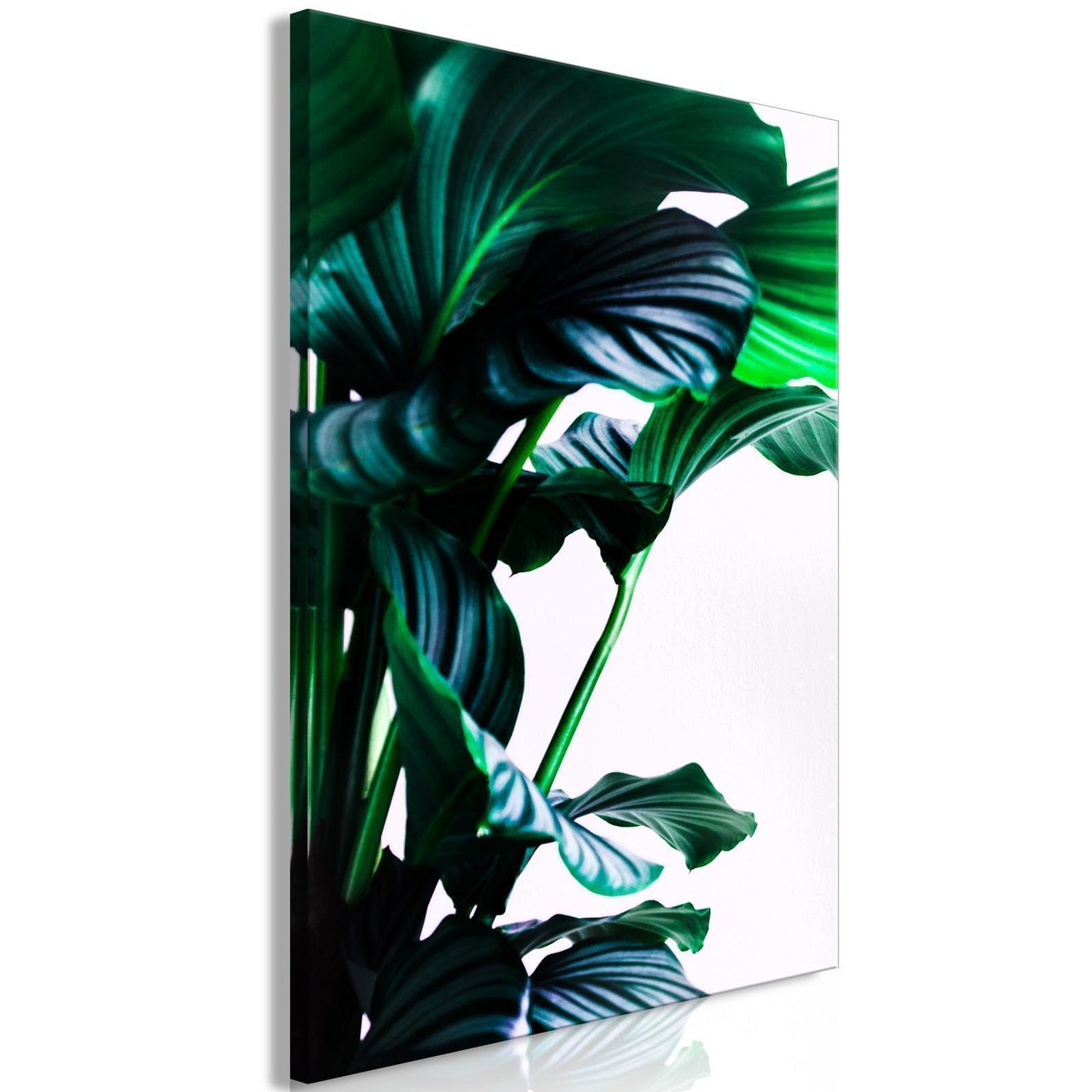Leinwandbild - Springy Leaves (1 Part) Vertical Artgeist