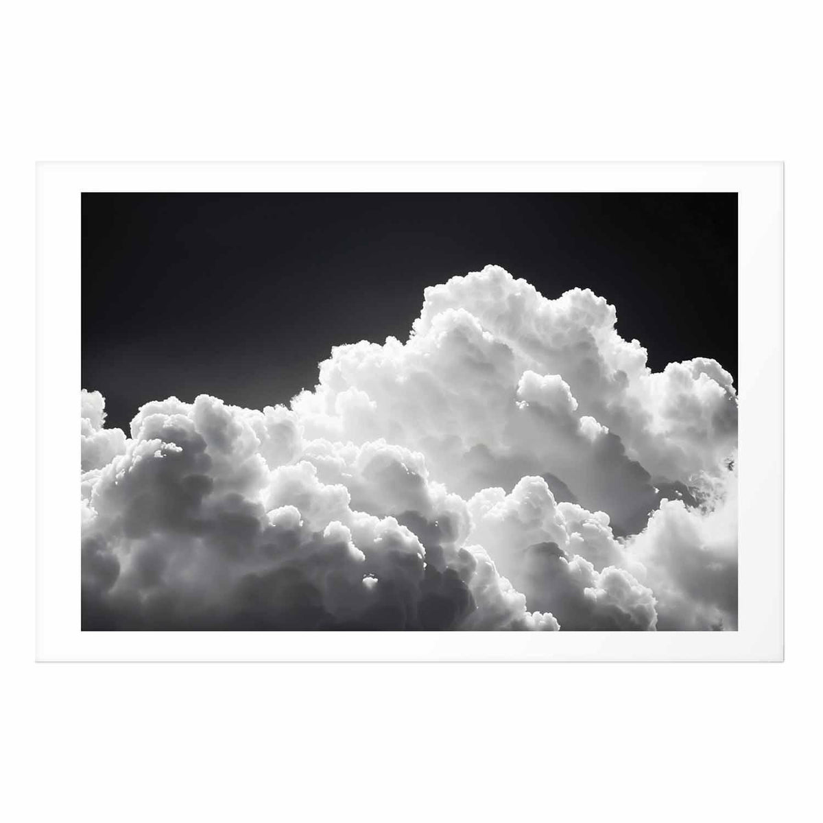 Poster - Discover the Infinite Play of Sunlight – Clouds and Shadows in the Sky