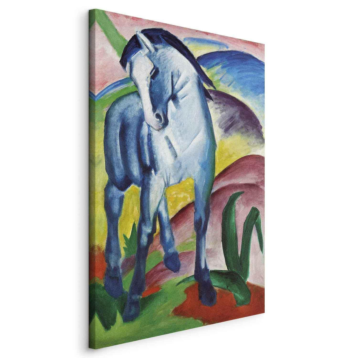 Leinwandbild - Franz Marc – Blue Horse