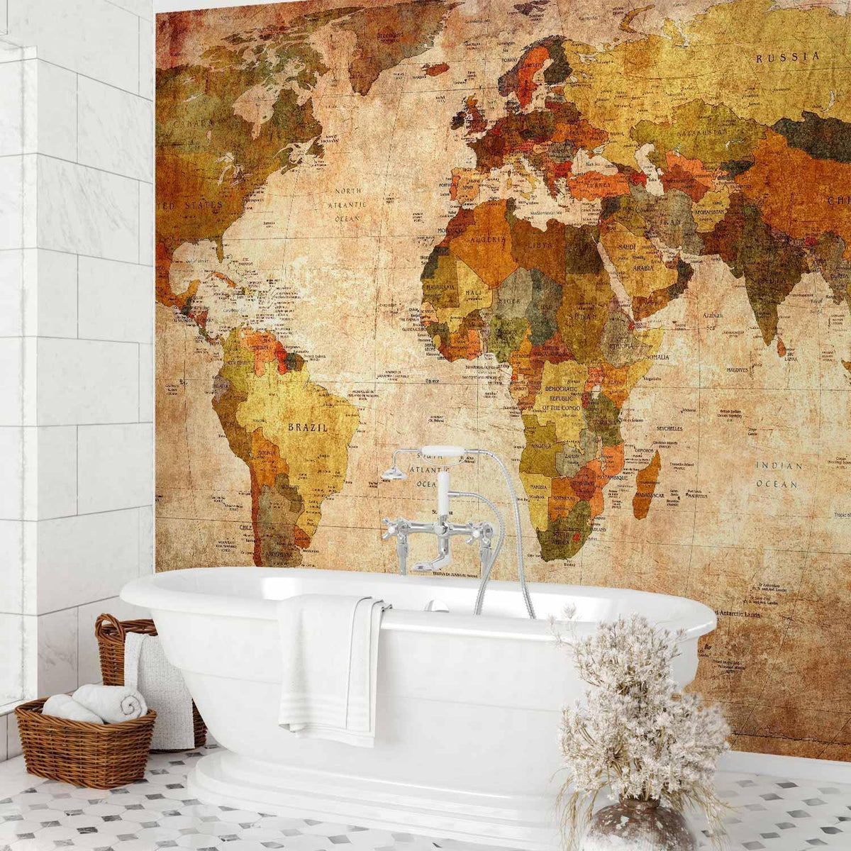 Fototapete - Old World Map