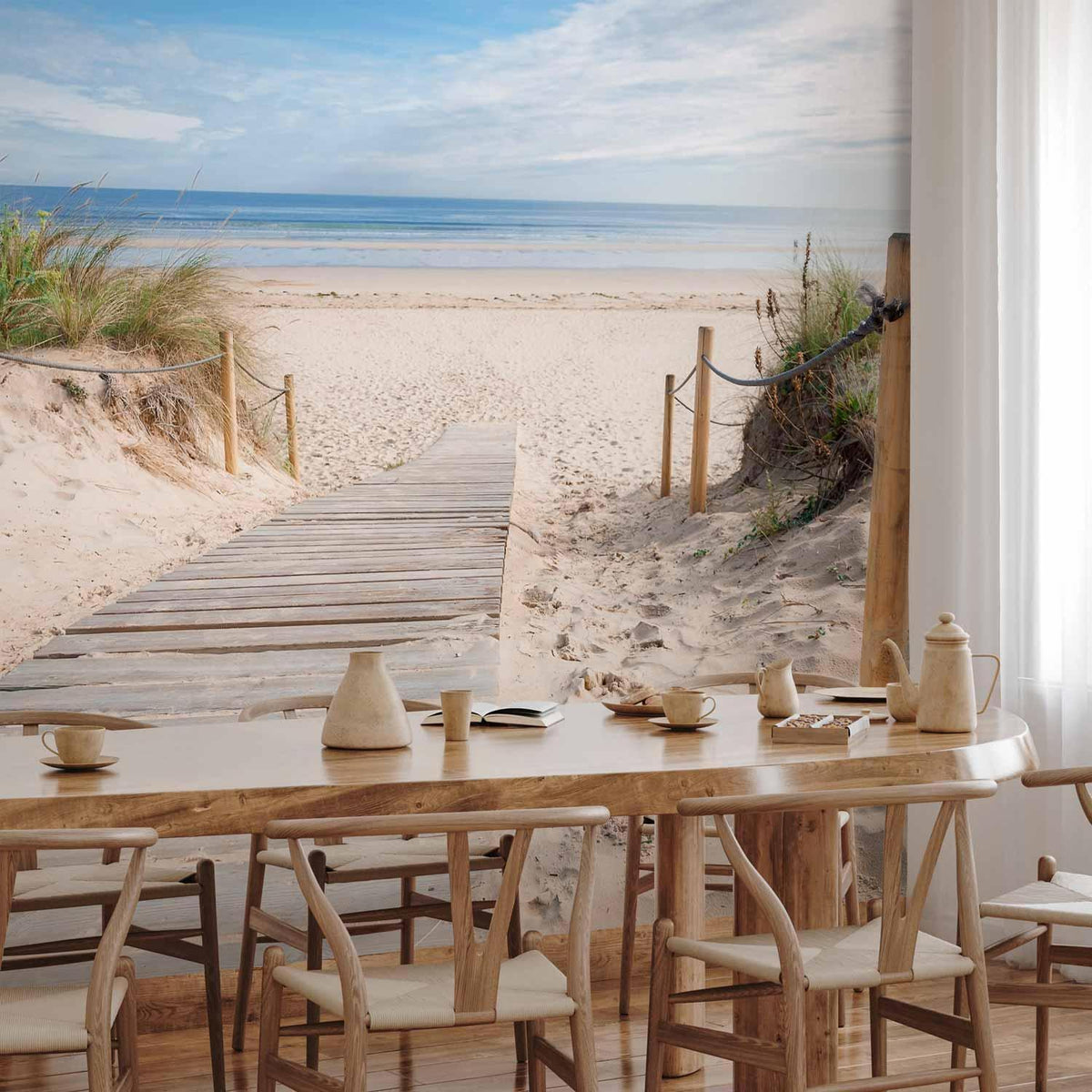 Fototapete Am Strand – Traumhafte Küstenlandschaft