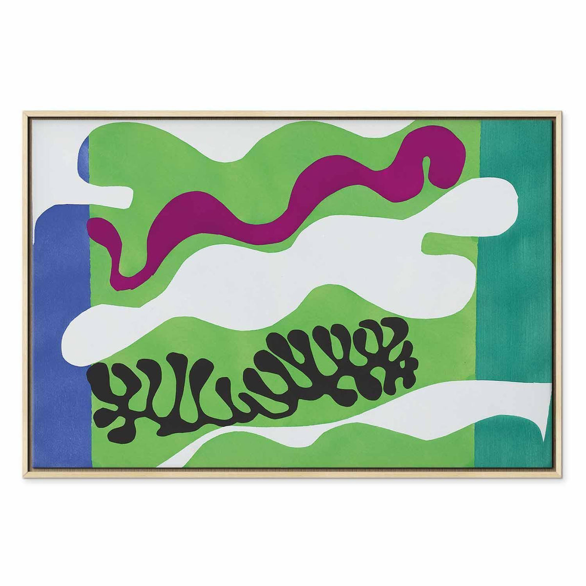 Leinwandbild - Henri Matisse – Lagoon II (from Jazz)