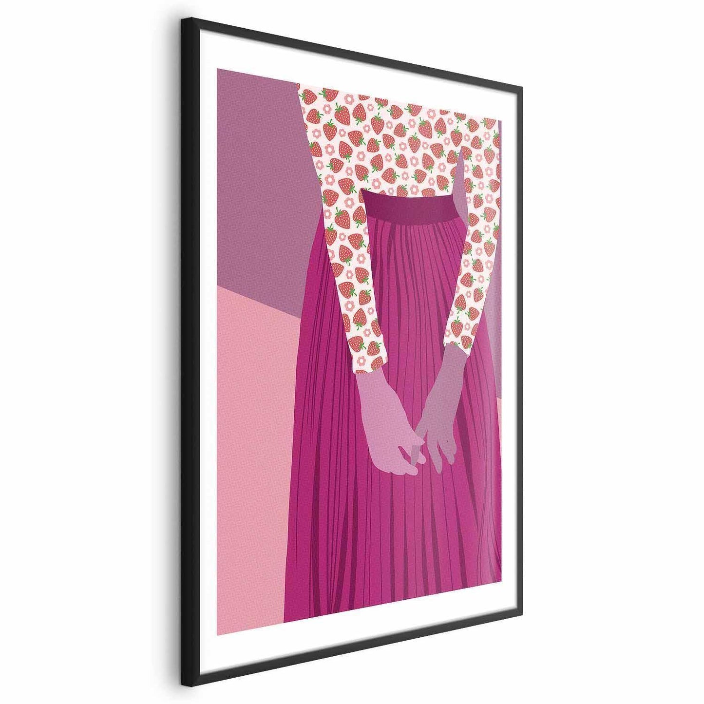 Poster - Strawberry Lady Artgeist