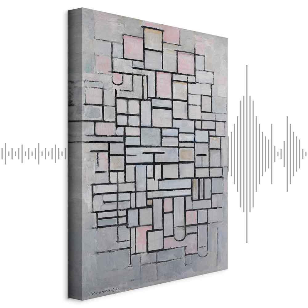 Leinwandbild - Piet Mondrian – Composition No IV