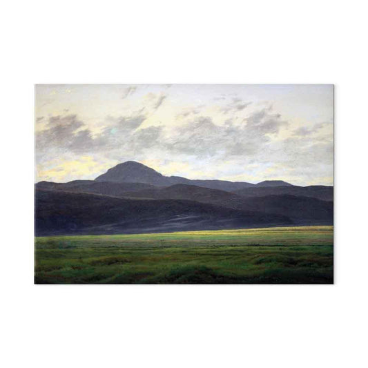 Leinwandbild - Caspar David Friedrich – Mountain Landscape in Bohemia