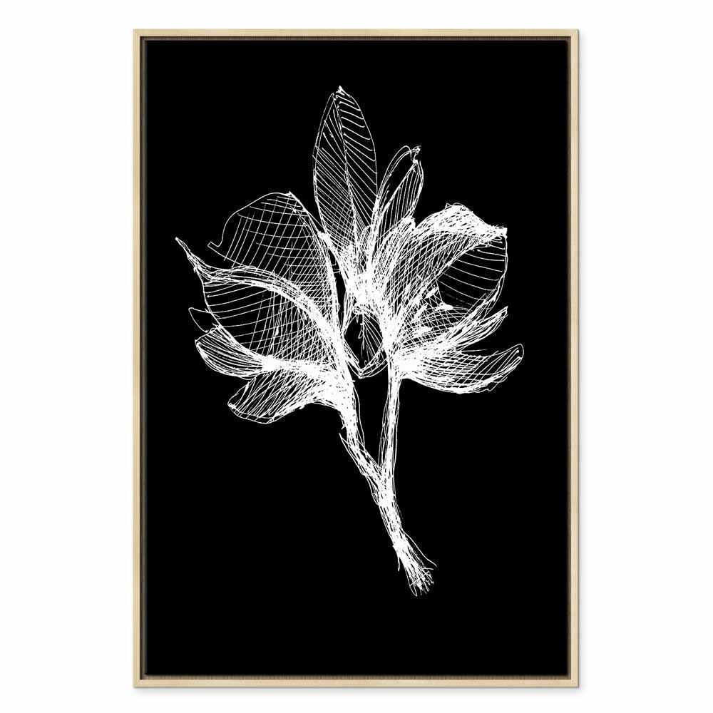 Leinwandbild - Night Flower (1 Part) Vertical