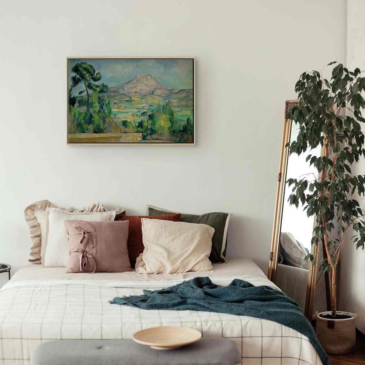 Leinwandbild - Paul Cézanne – Mount Saint Victoria