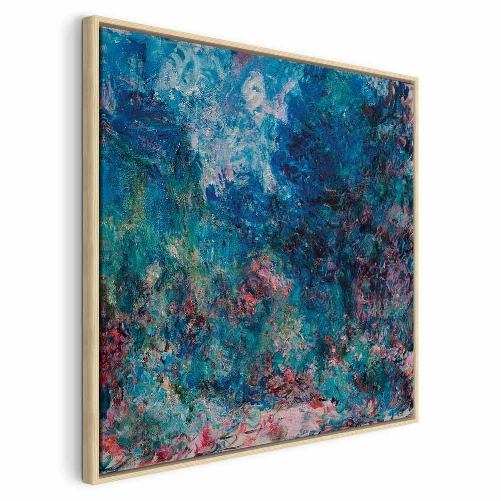 Leinwandbild - Claude Monet – La maison de l'artiste vue du jardin aux roses