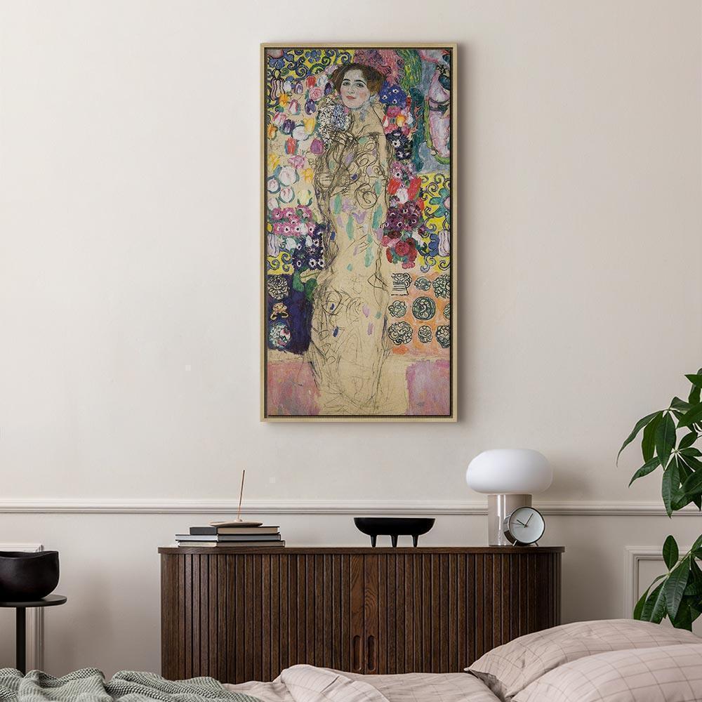Leinwandbild - Gustav Klimt – Portrait of Maria Munk