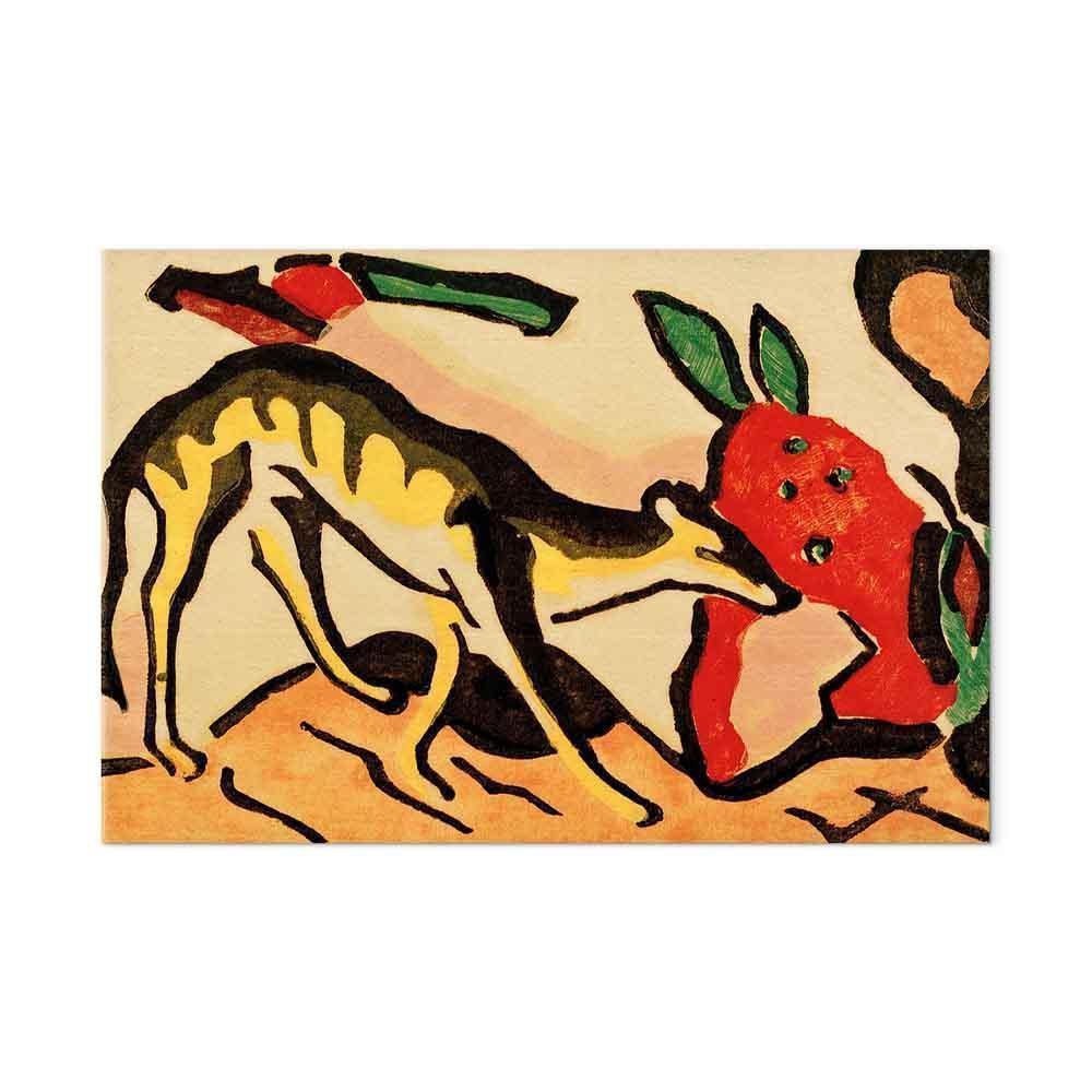 Leinwandbild - Franz Marc – Fabeltier