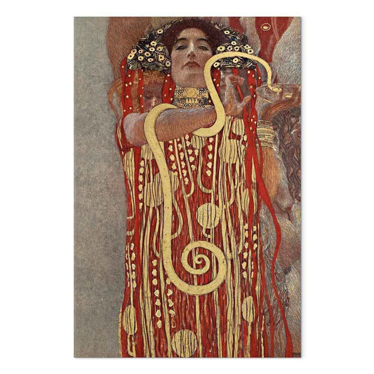 Leinwandbild - Gustav Klimt – Medicine (Hygiea)