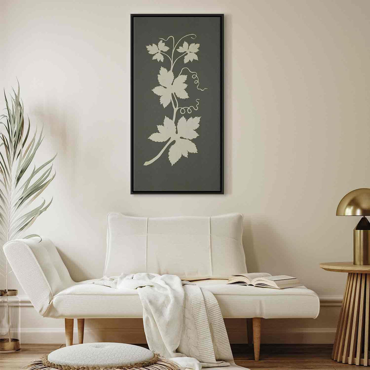 Leinwandbild - Philipp Otto Runge – Hop plant