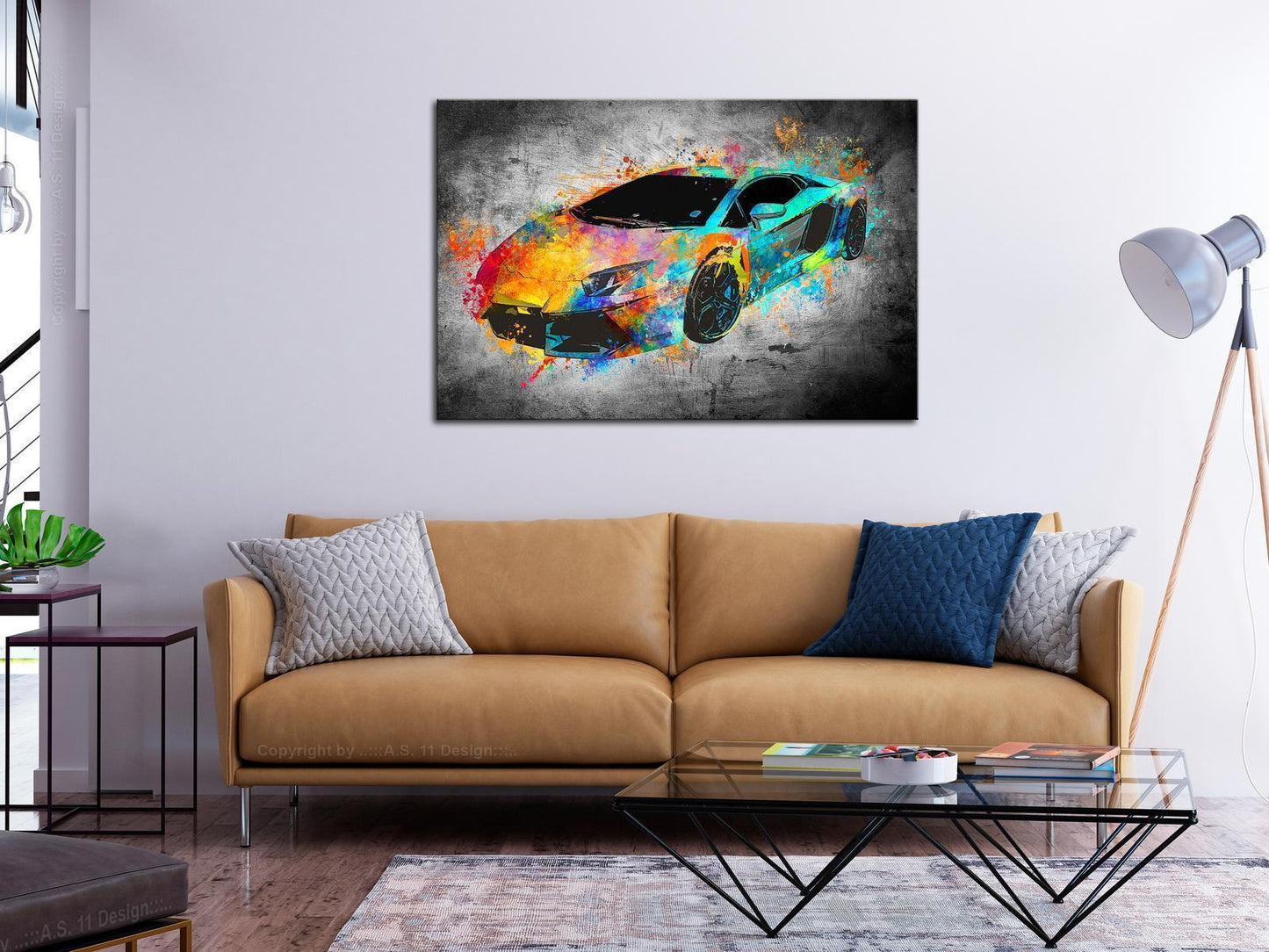 Leinwandbild - Aerodynamics (1 Part) Wide Artgeist