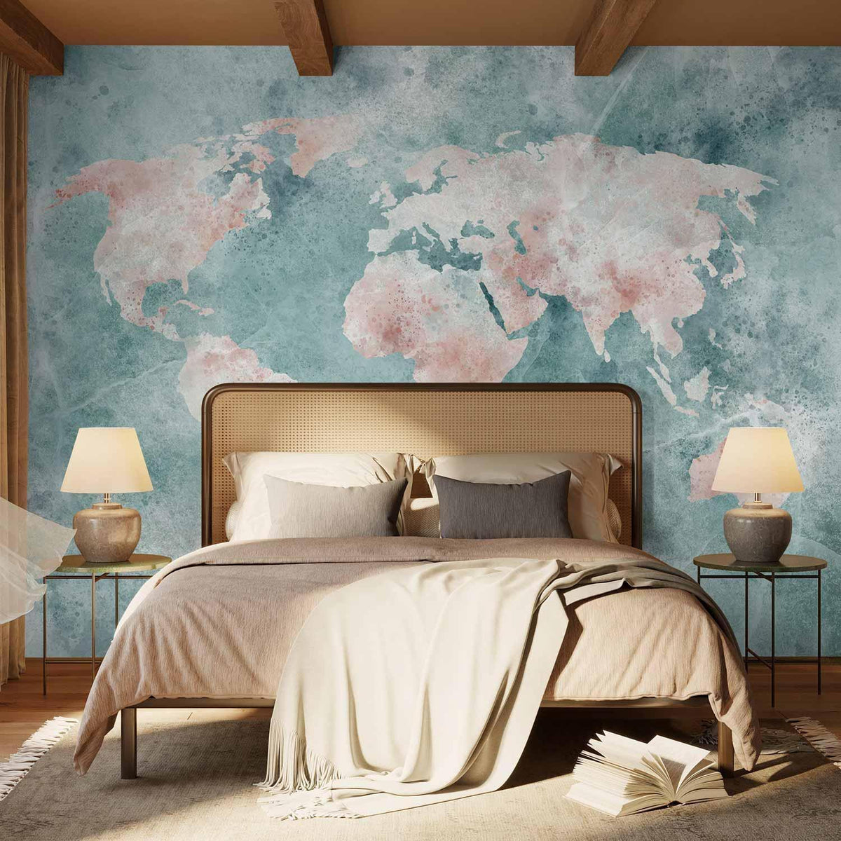 Fototapete - Delicate Map