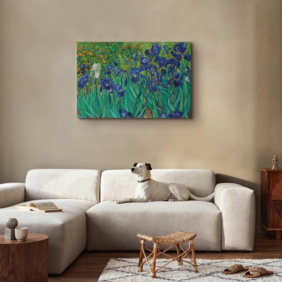 Leinwandbild - Vincent Van Gogh – Iryses
