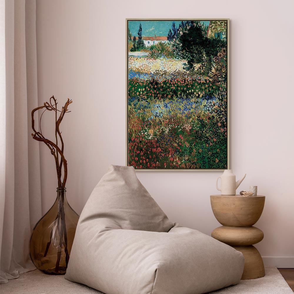 Leinwandbild - Vincent van Gogh – Blossoming Garden