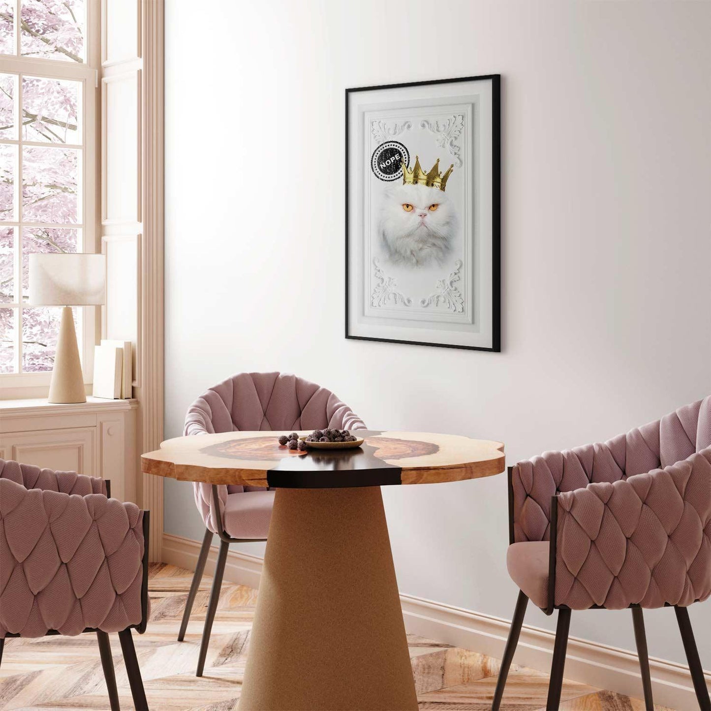 Poster - Cat King Artgeist