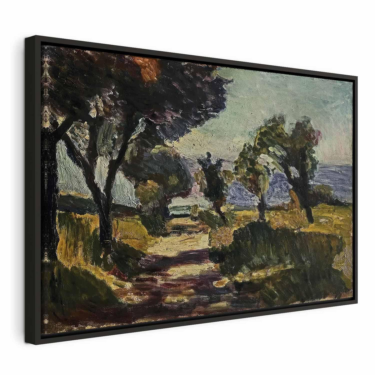 Leinwandbild - Henri Matisse – Corsican Landscape with Olive Trees