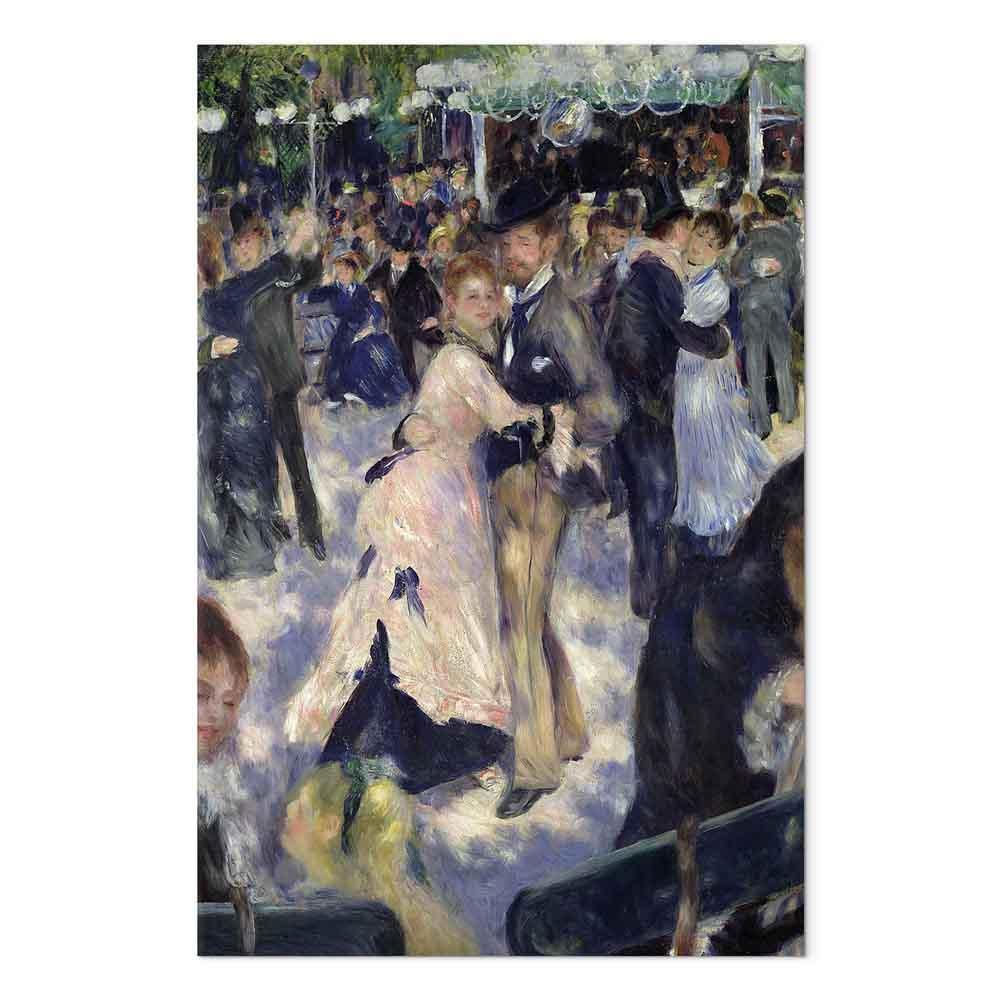 Leinwandbild - Pierre-Auguste Renoir – Le Moulin de la Galette, detail of the dancers