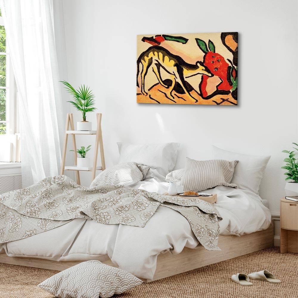 Leinwandbild - Franz Marc – Fabeltier