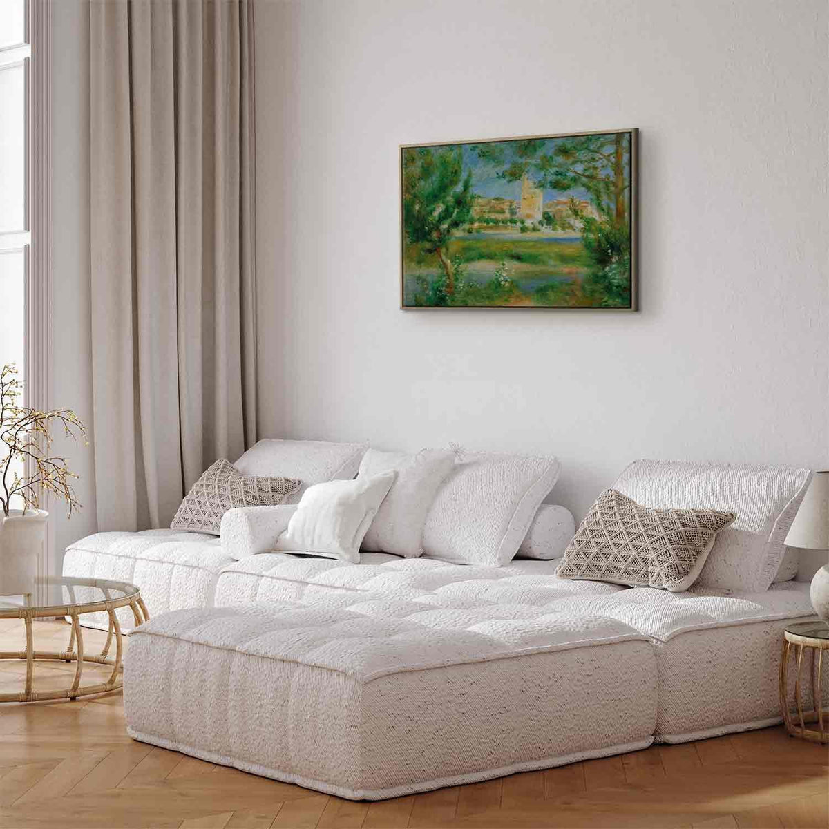 Leinwandbild - Pierre-Auguste Renoir – Villeneuveles-Avignon