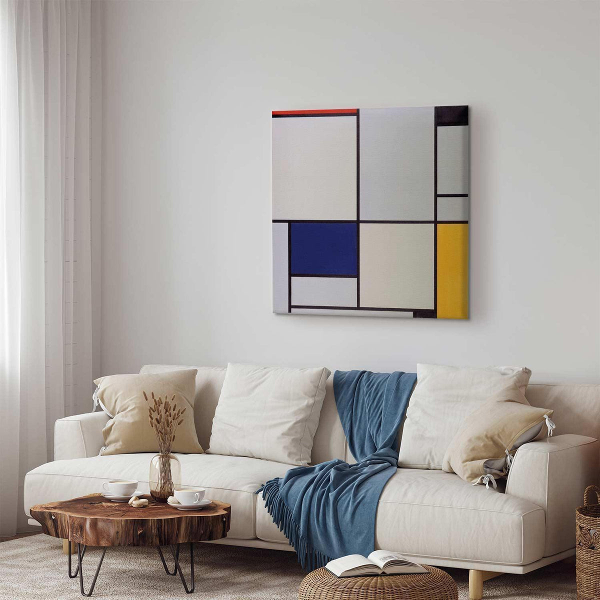 Leinwandbild - Piet Mondrian – Tableau I