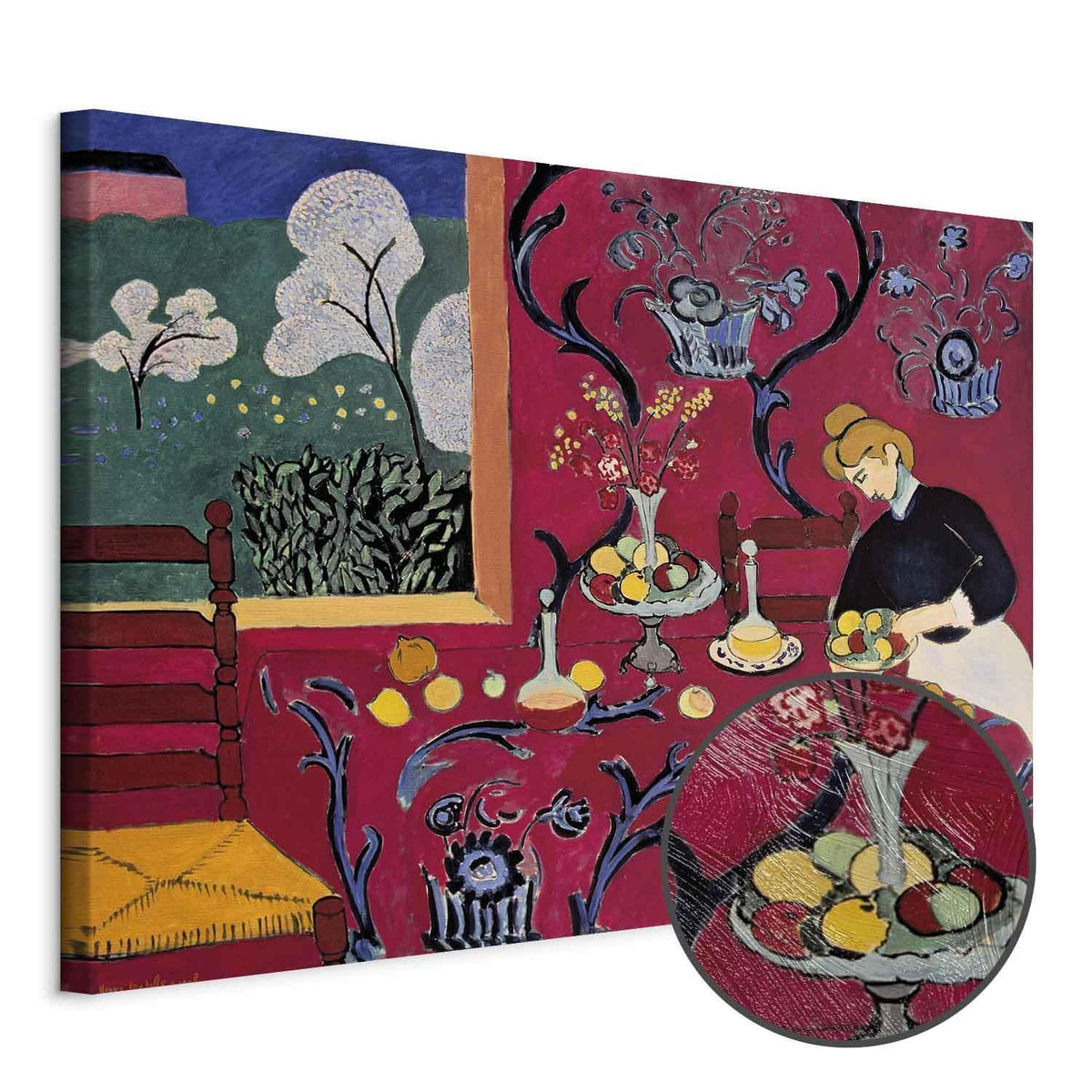Leinwandbild - Henri Matisse – Harmony in Red (The Red Room)
