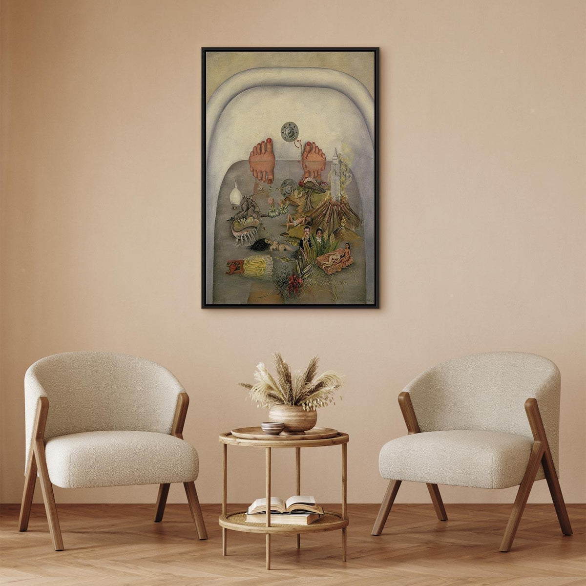 Leinwandbild - Frida Kahlo – What the Water Gave Me