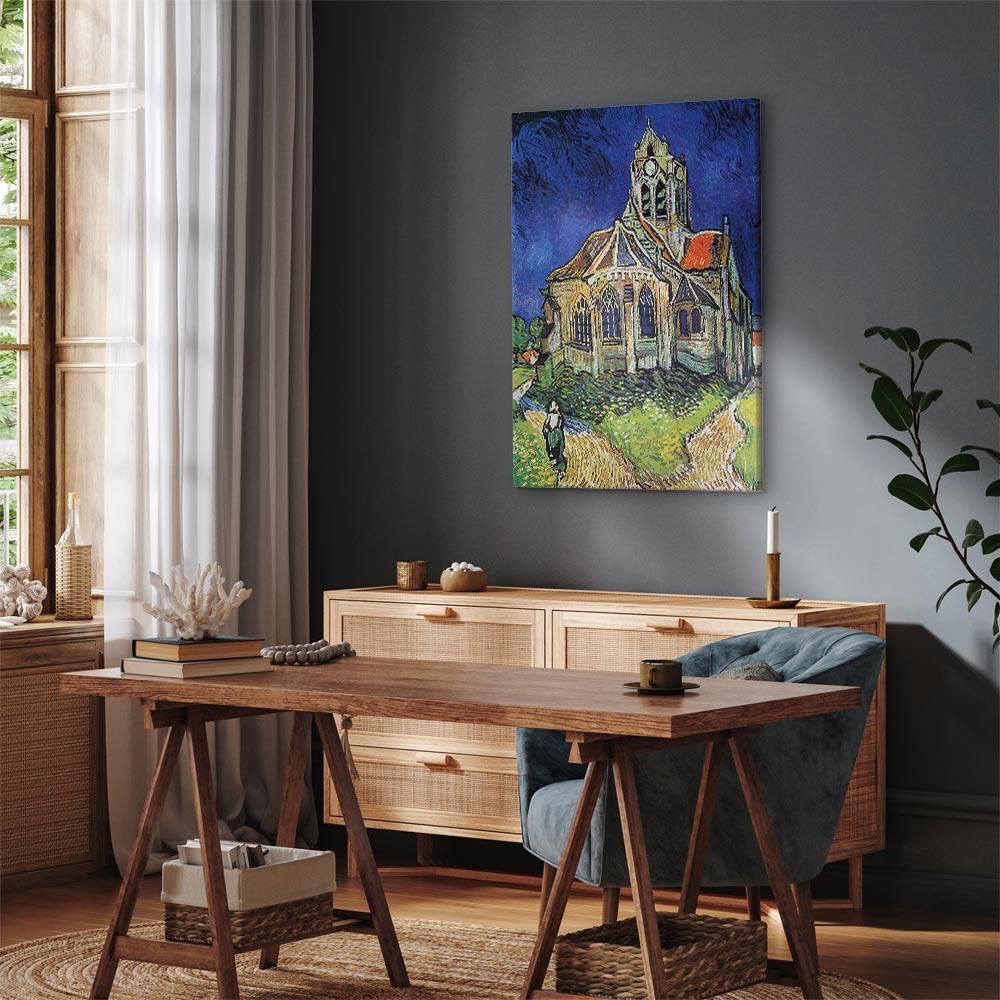 Leinwandbild - Vincent van Gogh – Church at Auvers