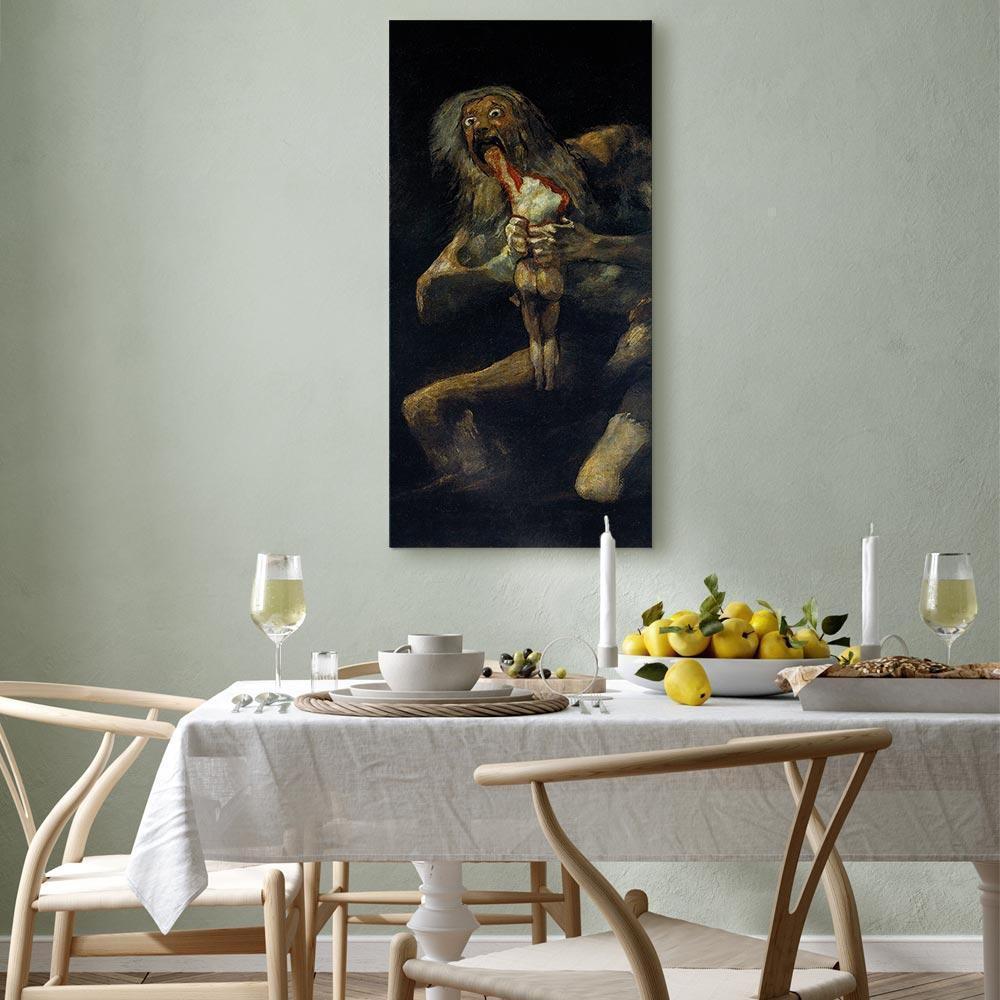 Leinwandbild - Francisco Goya – Saturn Devouring His Son