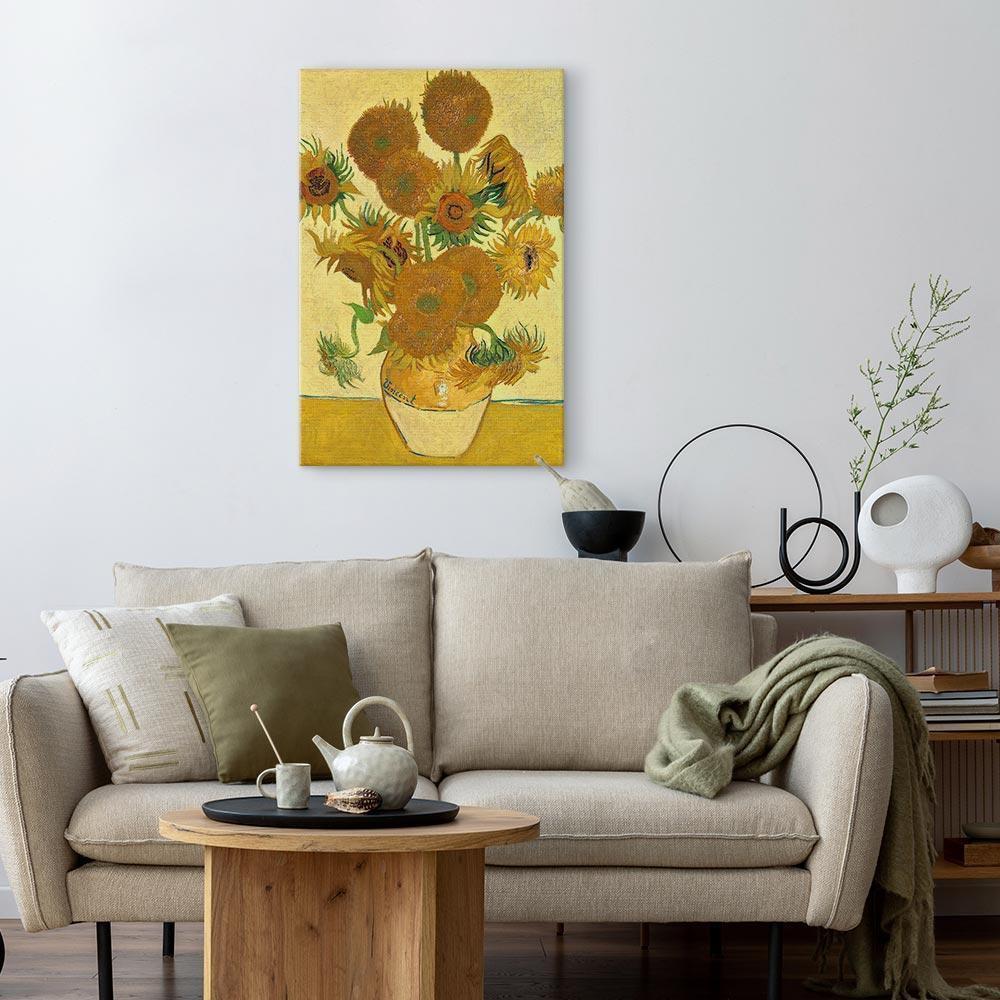 Leinwandbild - Vincent van Gogh – Sunflowers