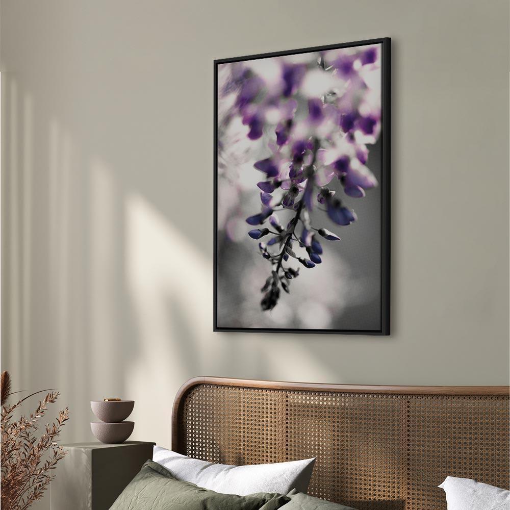 Leinwandbild - Violet Ringtones (1 Part) Vertical