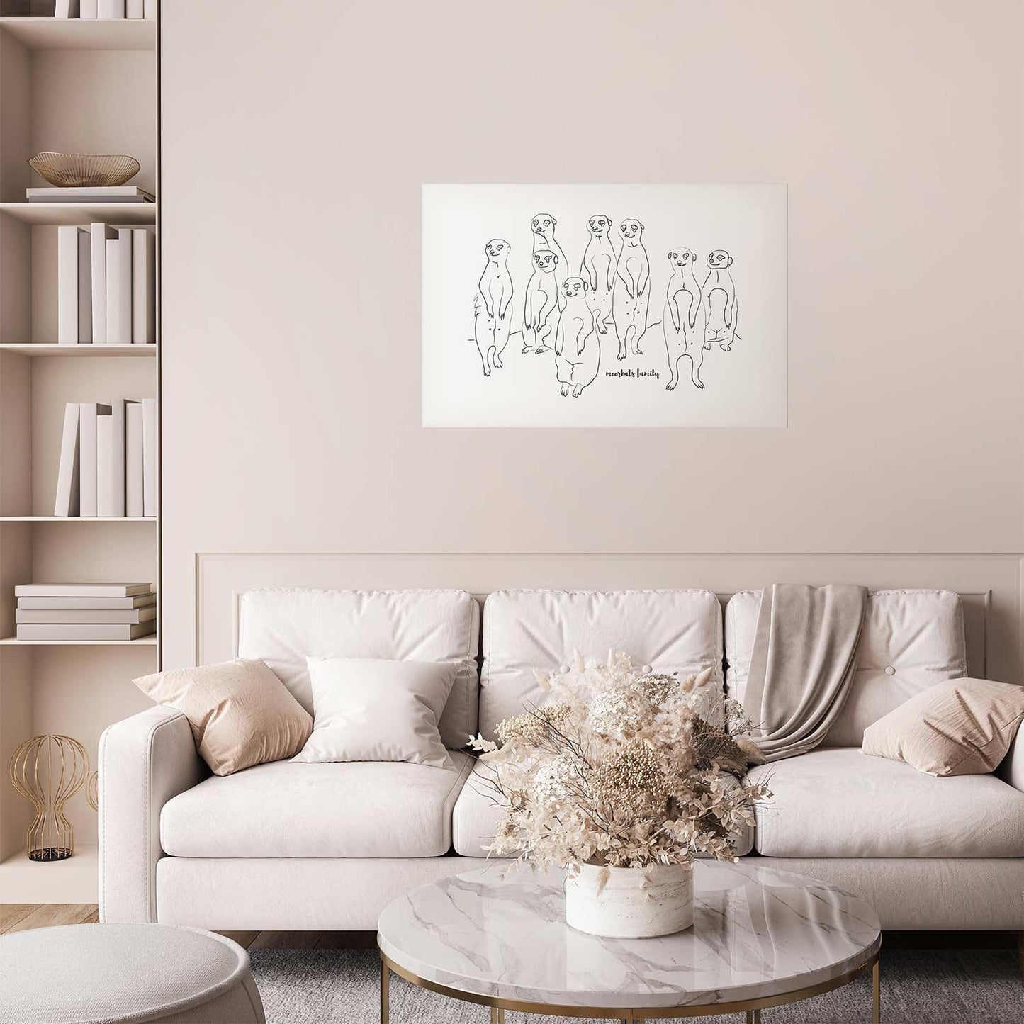 Poster - Meerkat Family Artgeist