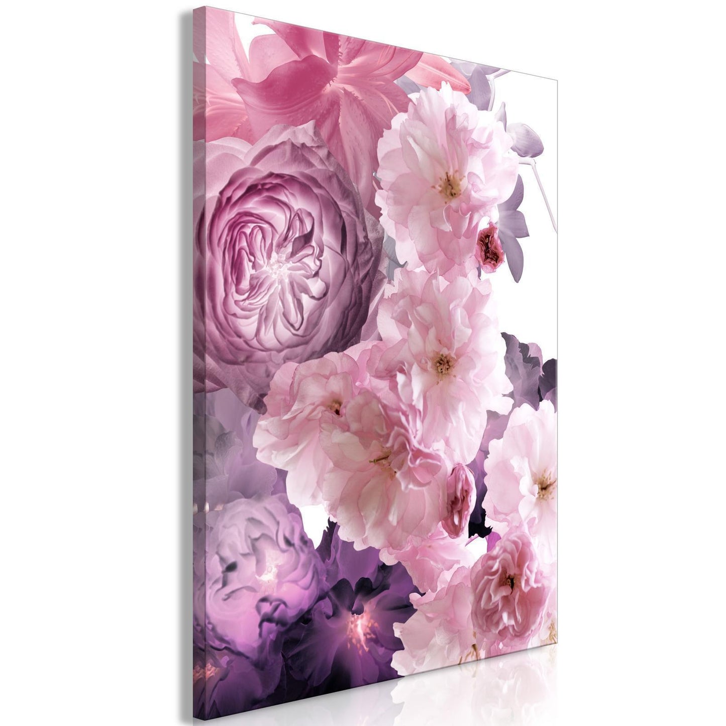 Leinwandbild - Garden of Floral Scents (1-part) - Nature in Shades of Pink Artgeist