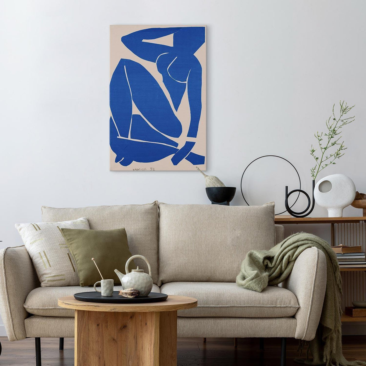 Leinwandbild - Henri Matisse – Blue Nude III