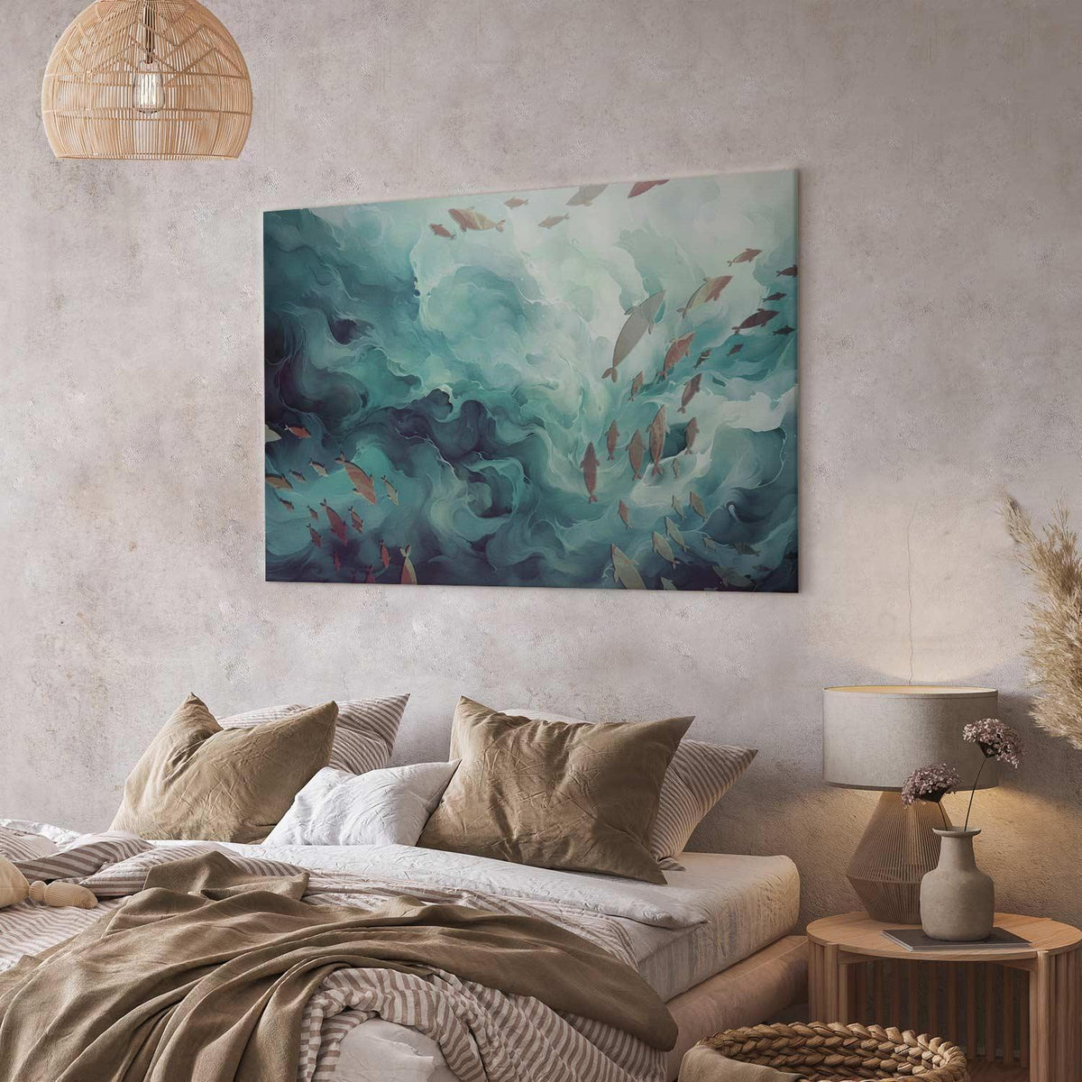 Leinwandbild - Fish in the ocean
