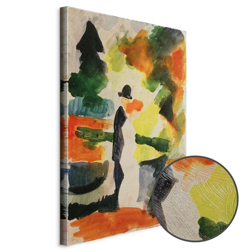 Leinwandbild - August Macke – Paar im Park