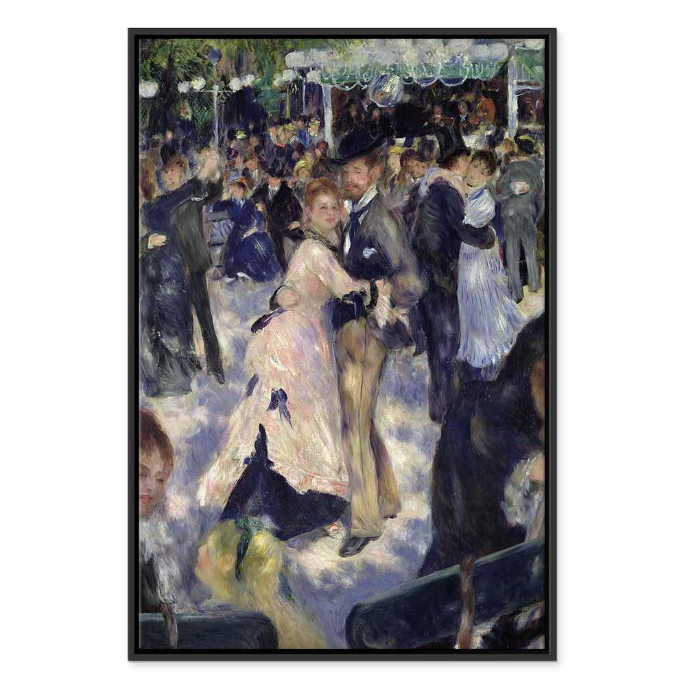 Leinwandbild - Pierre-Auguste Renoir – Le Moulin de la Galette, detail of the dancers