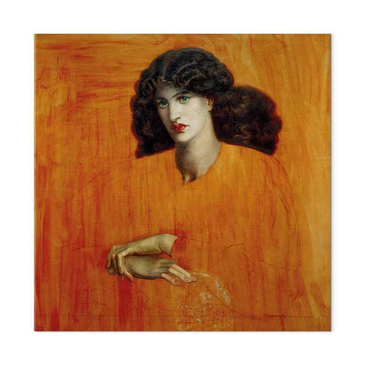 Leinwandbild - Dante Gabriel Rossetti – La Donna della Finestra