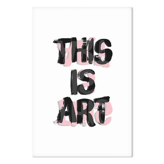 Leinwandbild - This Is Art (1 Part) Vertical