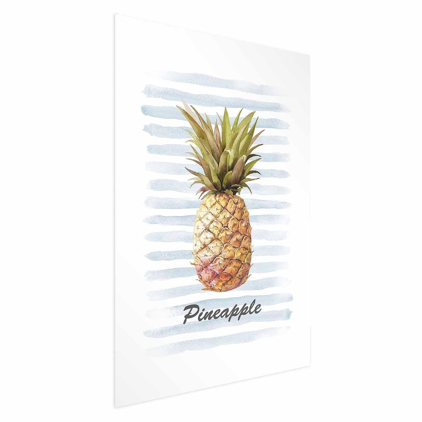 Poster - Pineapple and Stripes Artgeist
