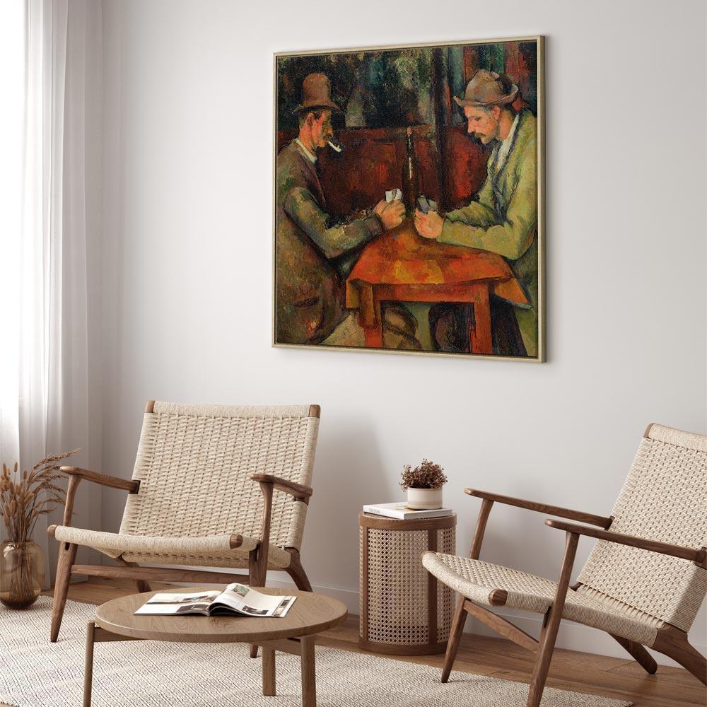 Leinwandbild - Paul Cézanne – The Card Players