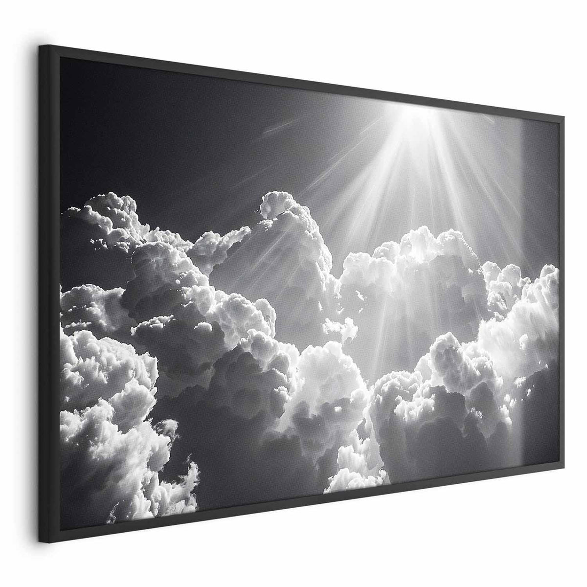 Poster - Hope in the Clouds: Inspiring Sun Rays – Awaken Emotions