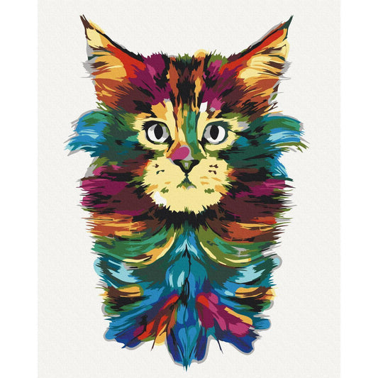 Malen nach Zahlen - Colourful Mane