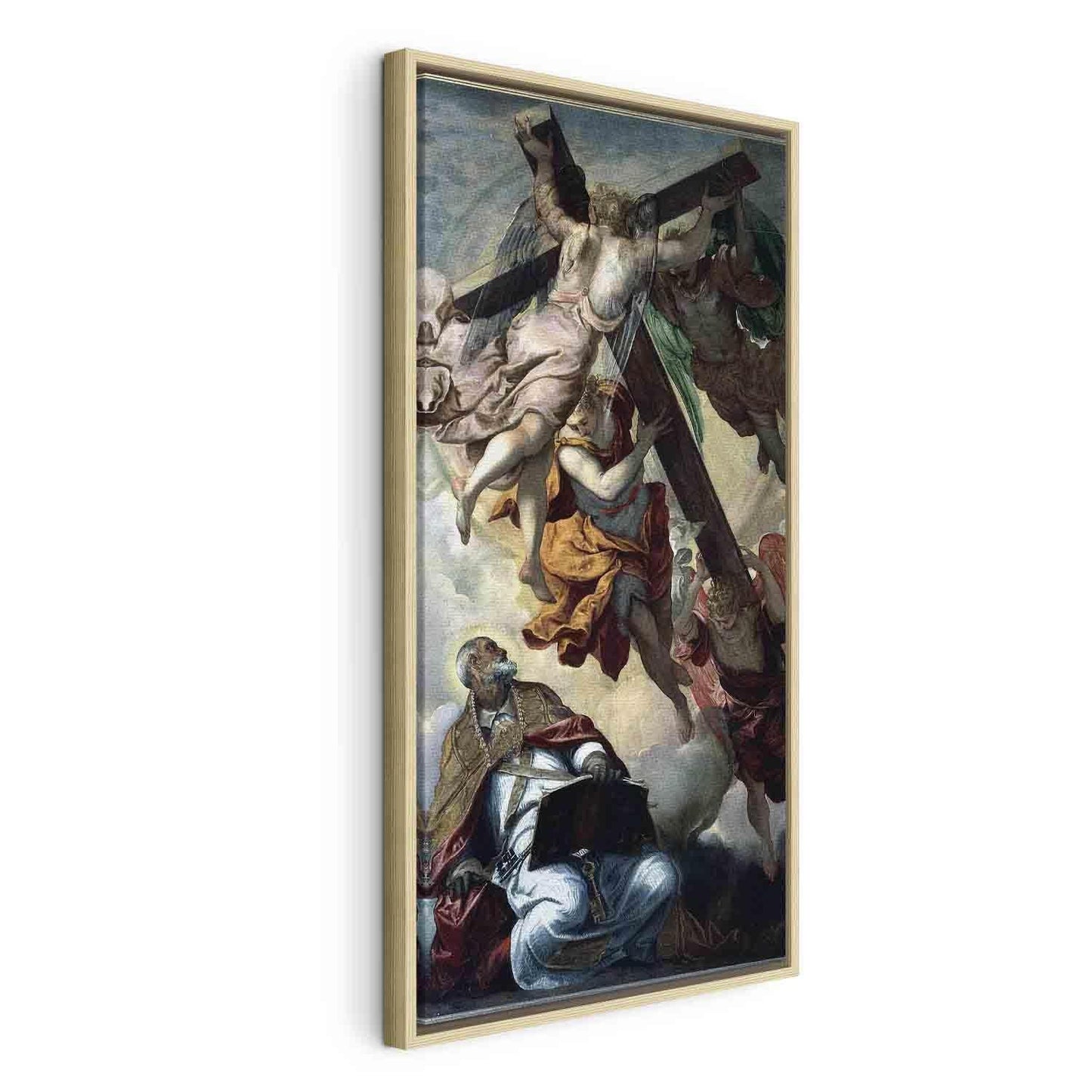 Leinwandbild - Apparition of the Cross to St Peter (Tintoretto ) Artgeist