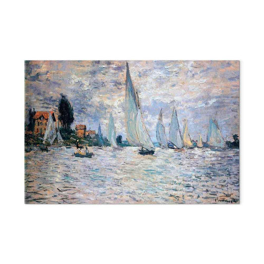 Leinwandbild - Claude Monet - Sailboats, Regatta in Argenteuil