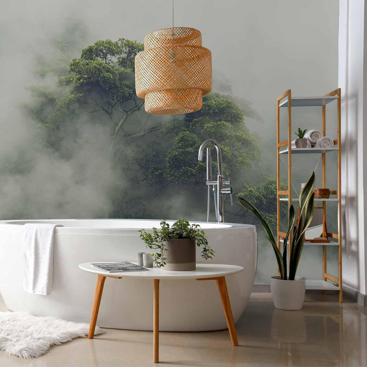 Fototapete - Foggy Amazon