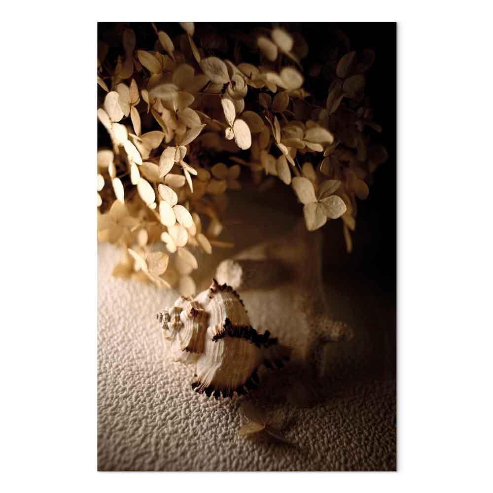Leinwandbild - Humming Seashell (1 Part) Vertical