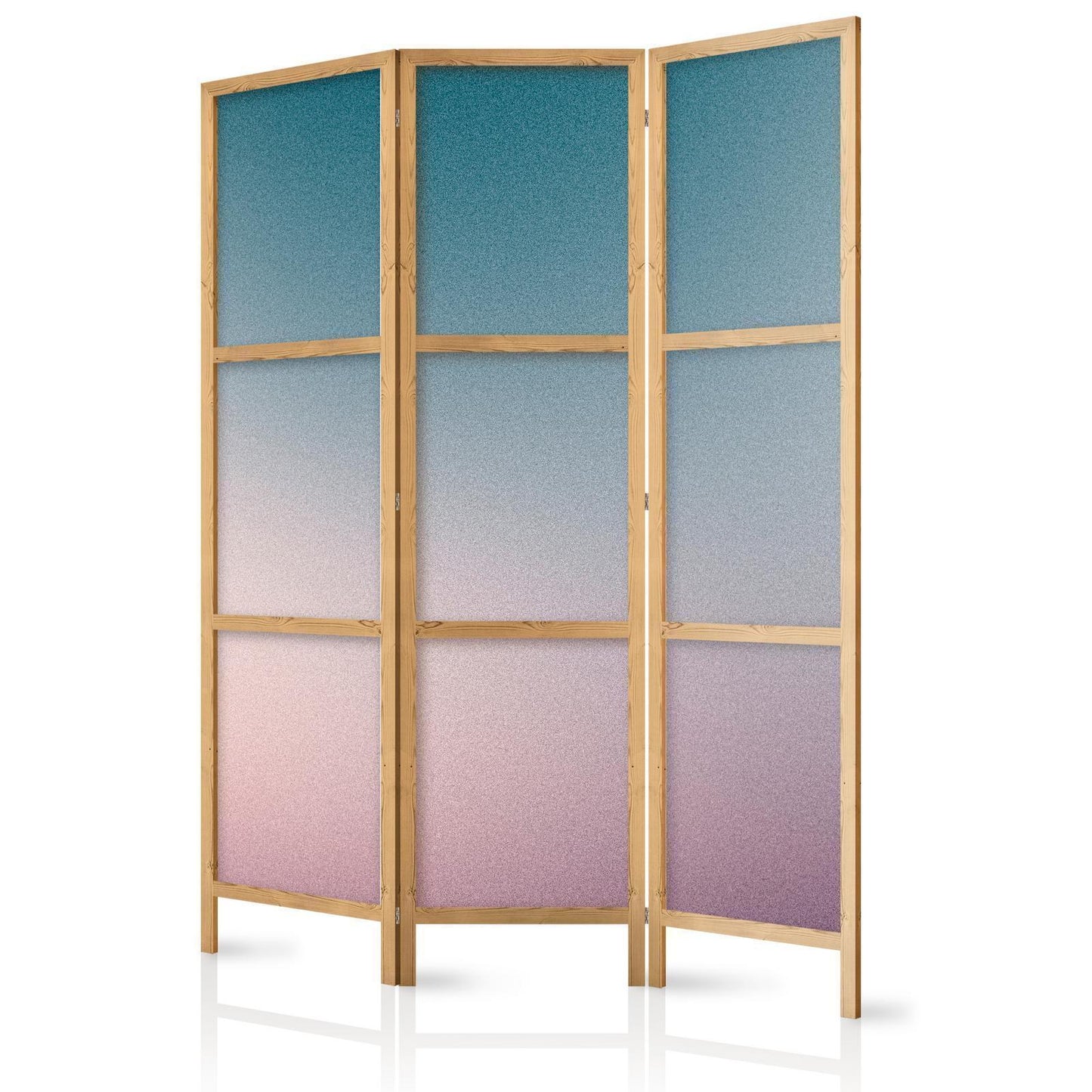 Japanischer Paravent - Nostalgic Gradient - Gradient Composition in Muted Colors Artgeist