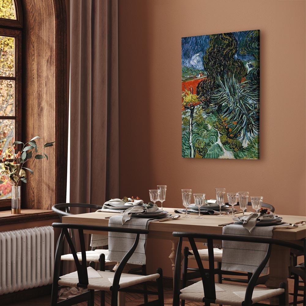 Leinwandbild - Vincent Van Gogh – The Garden of Dr Gachet in Auvers